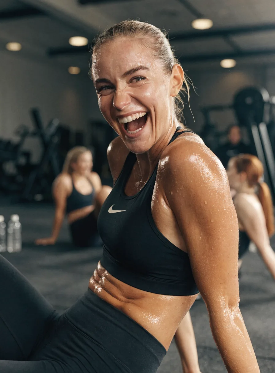 Fotografia fitness ultrarrealista